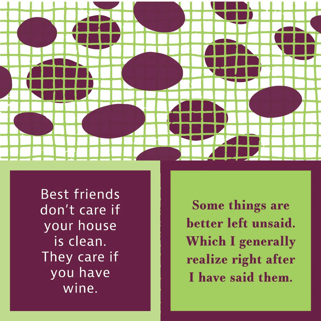 Best Friends/Wine Napkins