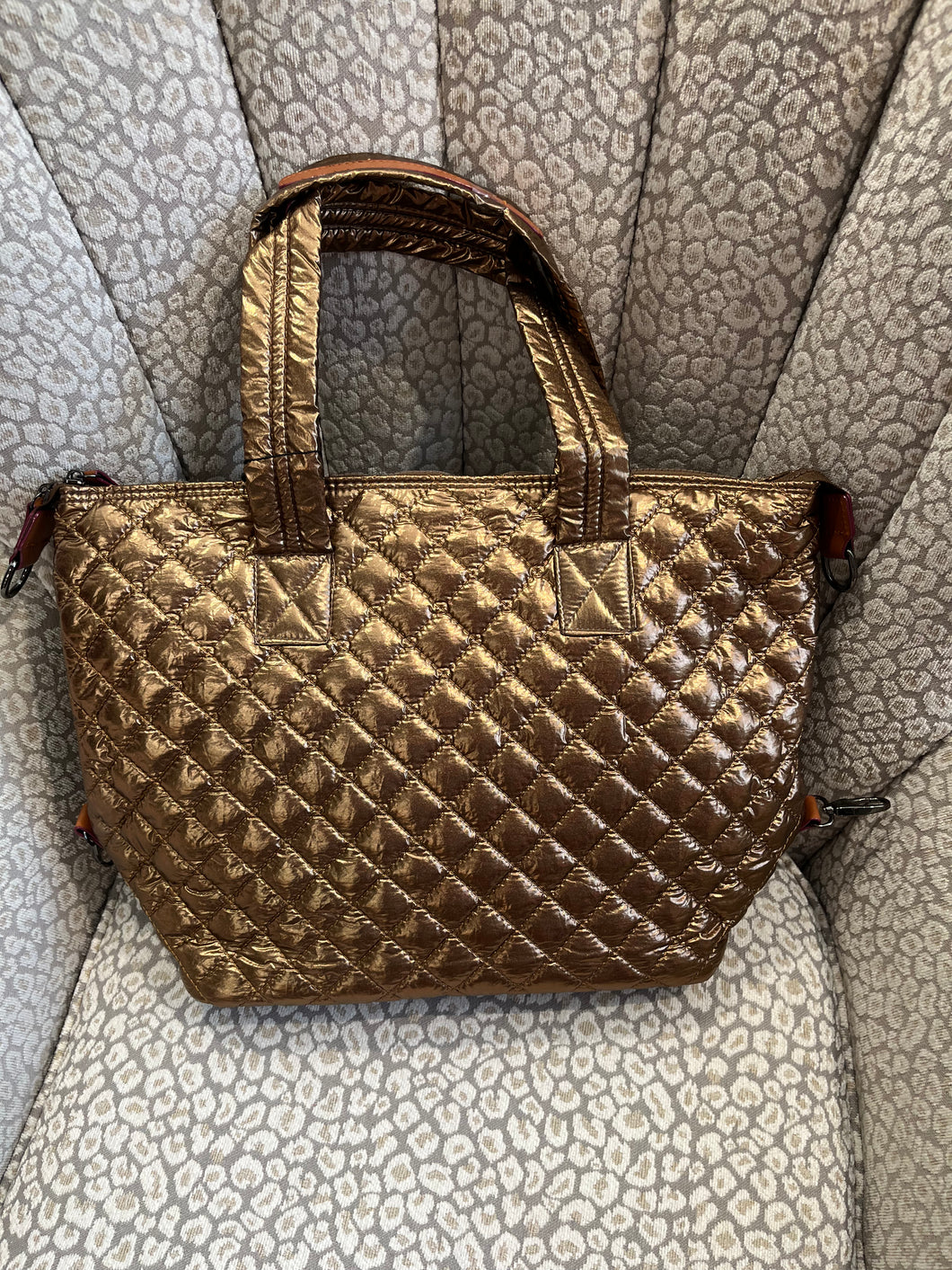Bronze Quilted Bag