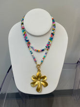 Knotty Bling Flower Power Necklace