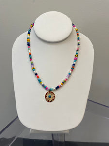 Knotty Bling Colorful Sun Ray's Necklace