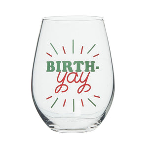 Birth-YAY! Wine Glass